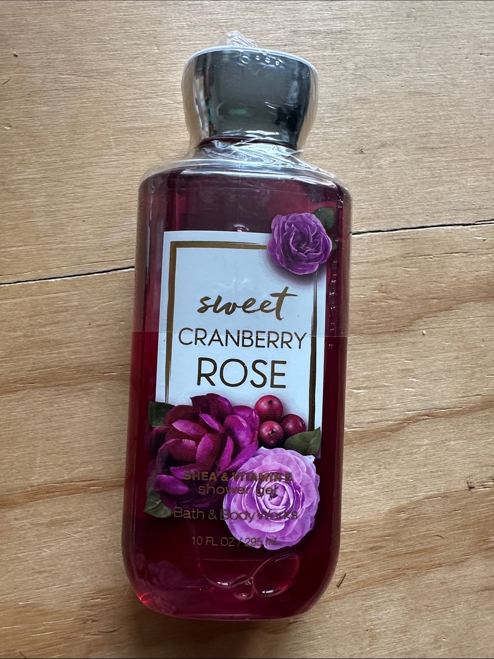 Bath & Body Works Sweet Cranberry Rose Shower Gel - NEW sealed